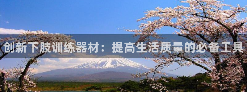 征途国际集团：创新下肢训练器材：提高生活质量的必备工